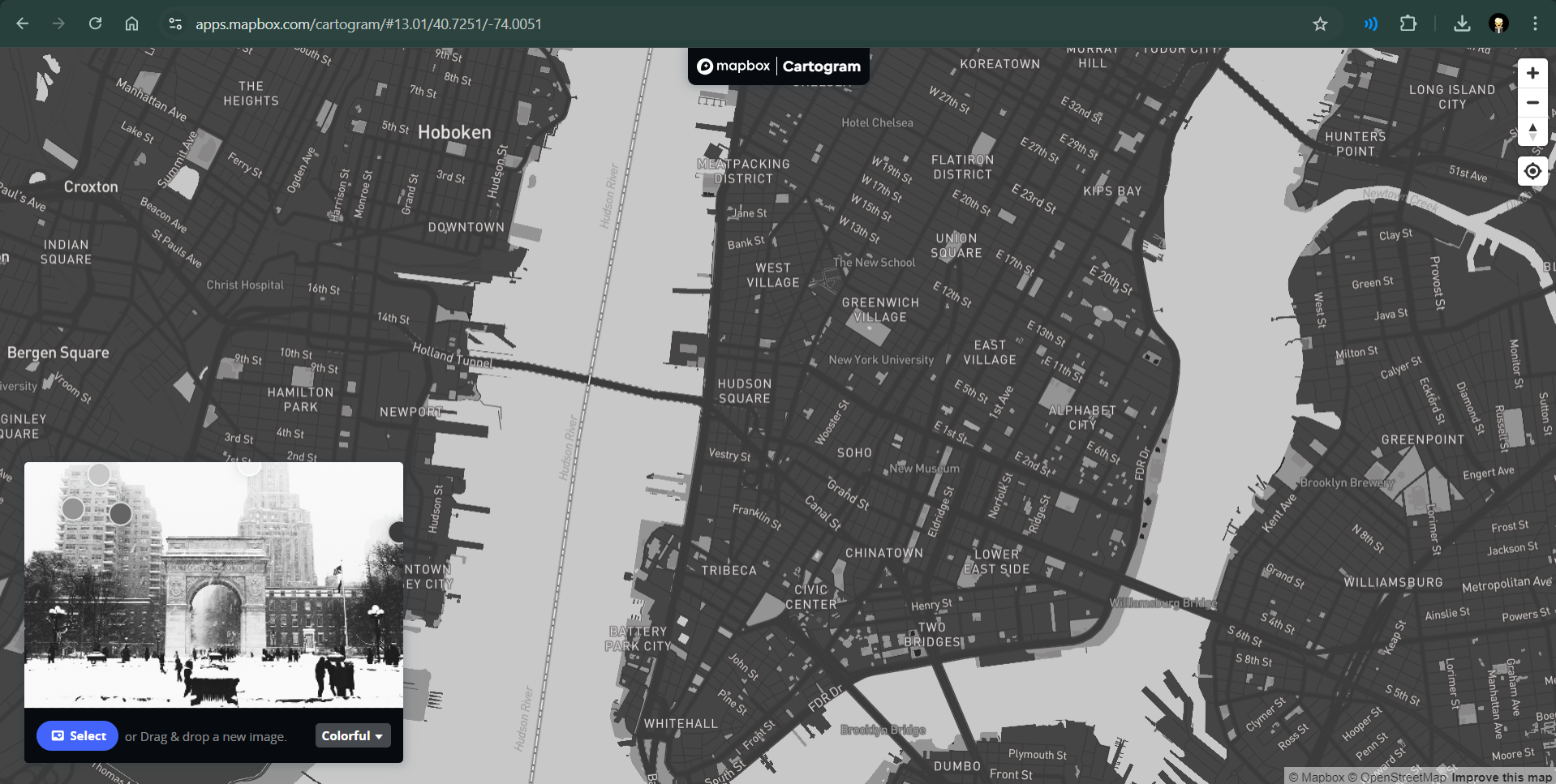 Mapbox Cartogram Exploration 2
