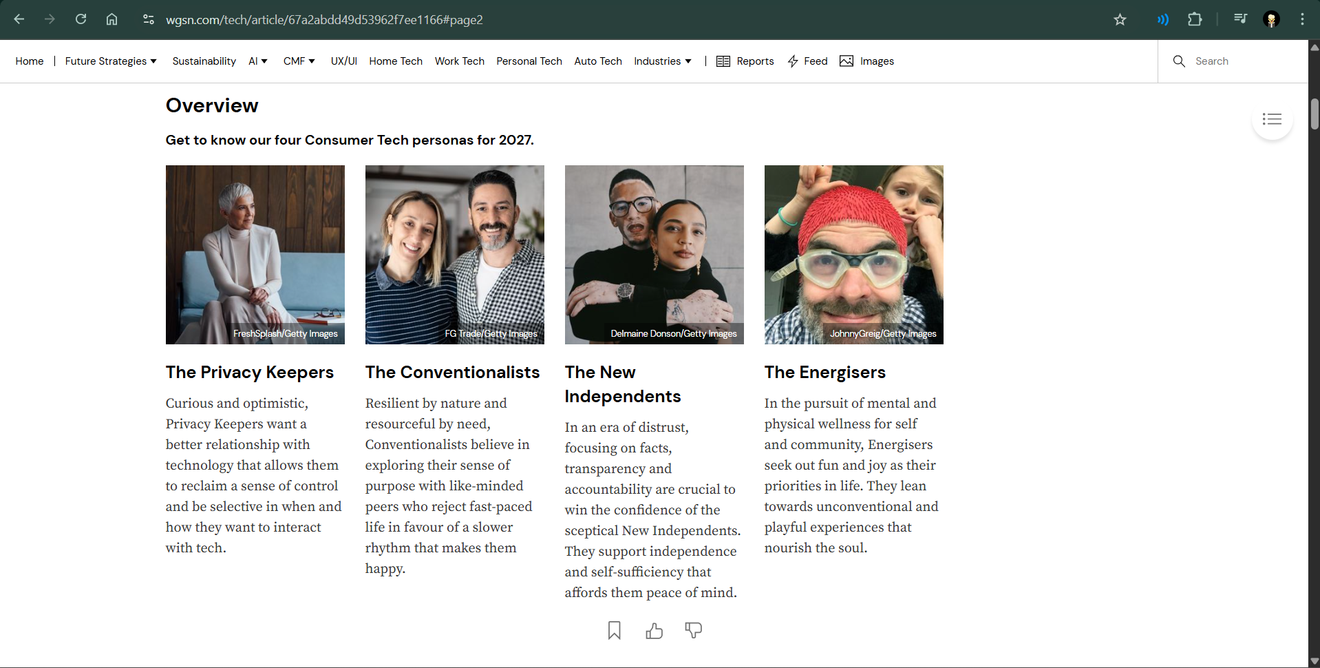 WGSN Persona Research 1